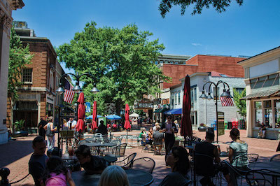 Pearl Street in Boulder, Colorado